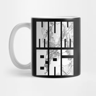 Mumbai, India City Map Typography - Light Mug